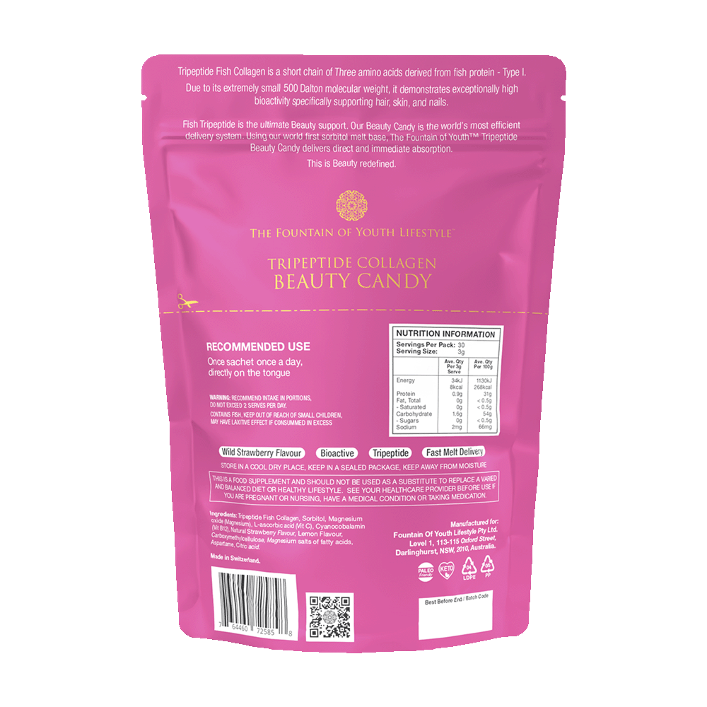 The Fountain of Youth Lifestyle - Beauty Candy (Marine Tripeptide)