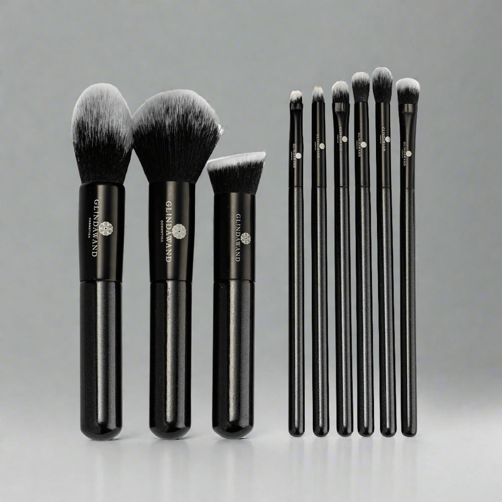9 Piece Makeup brush Set by GlindaWand