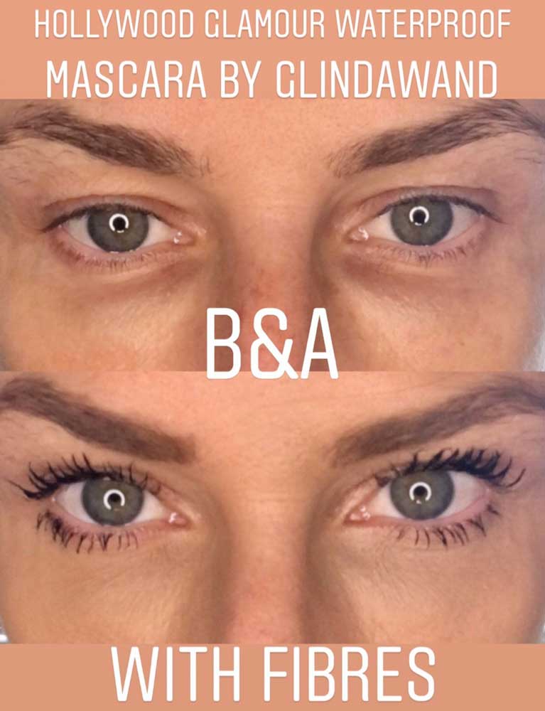 Hollywood Glamour Waterproof Mascara with Fibres