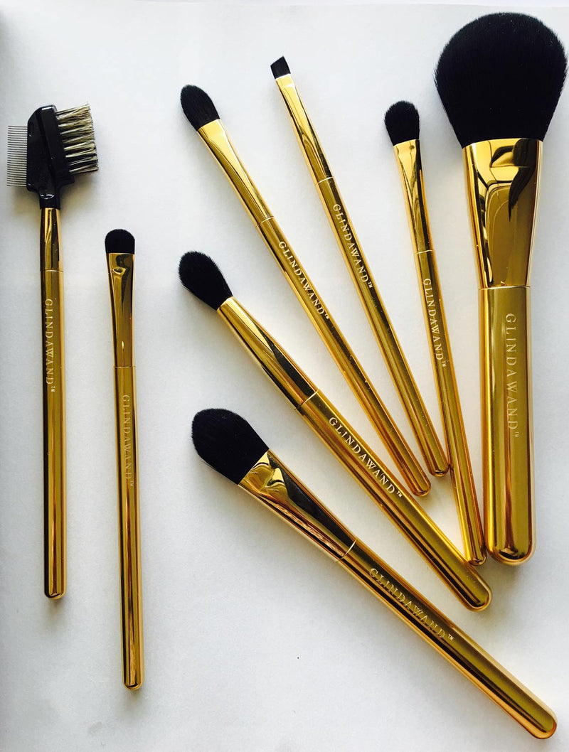 24ct Gold-Plated Makeup Brush by GlindaWand - Large Powder Brush No. 1