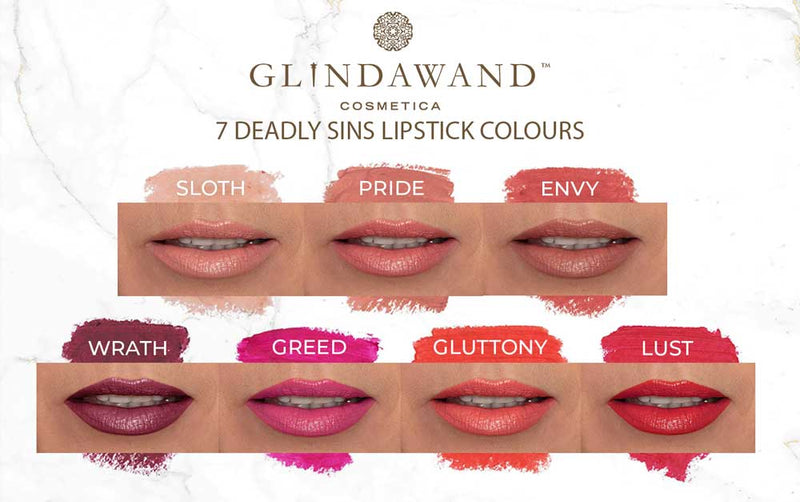 VIP - 7 Deadly Sins Lipstick Range