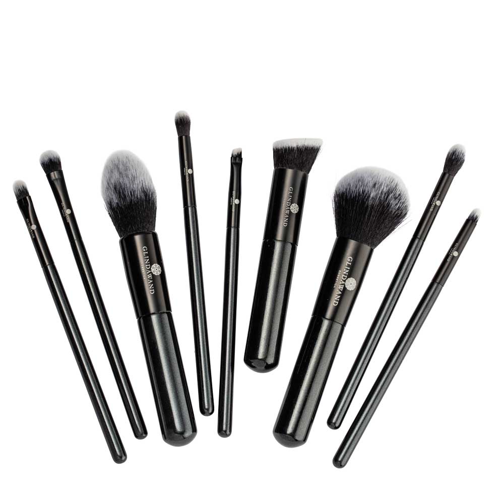 9 Piece Makeup brush Set by GlindaWand